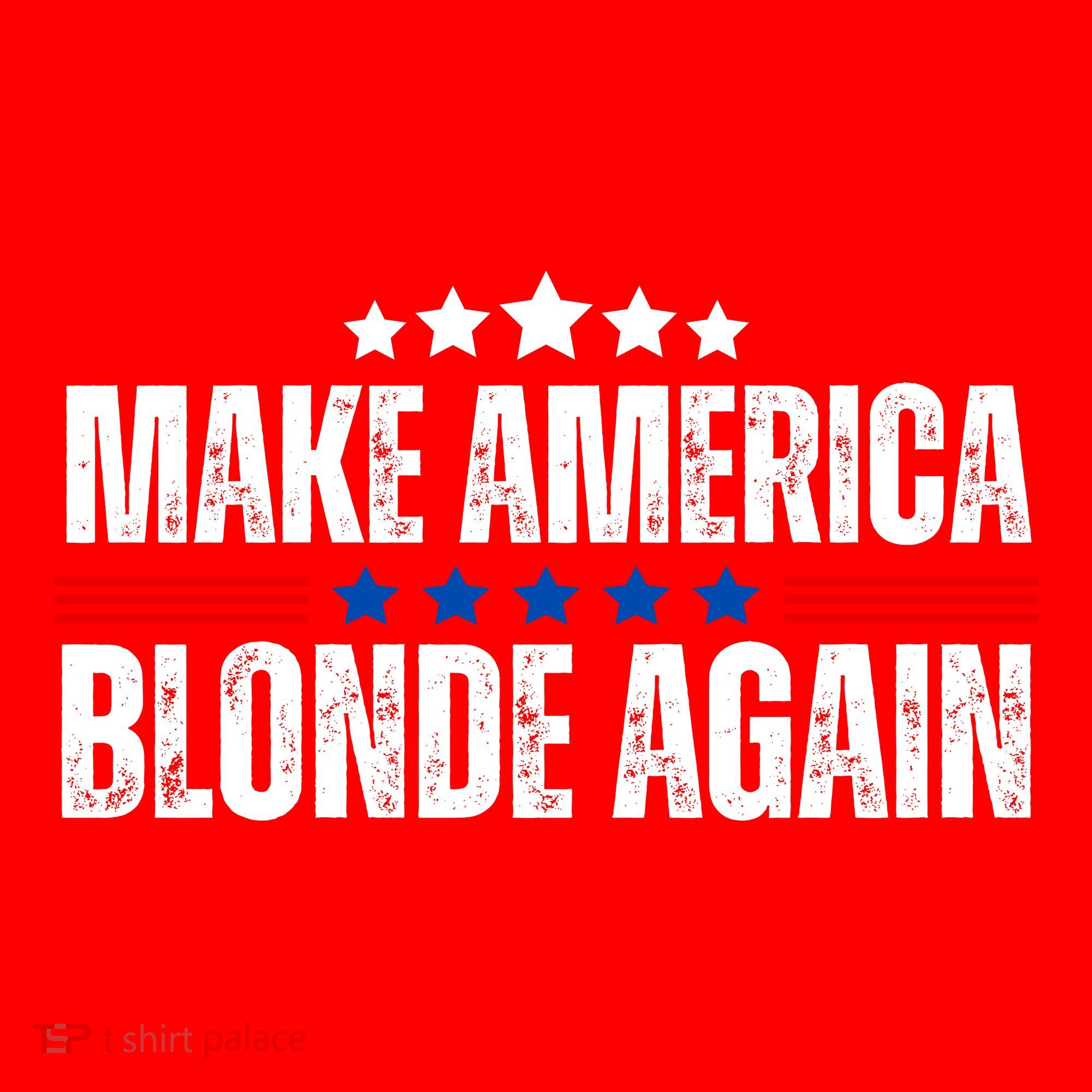 Funny Make America Blonde Again Santa Hat