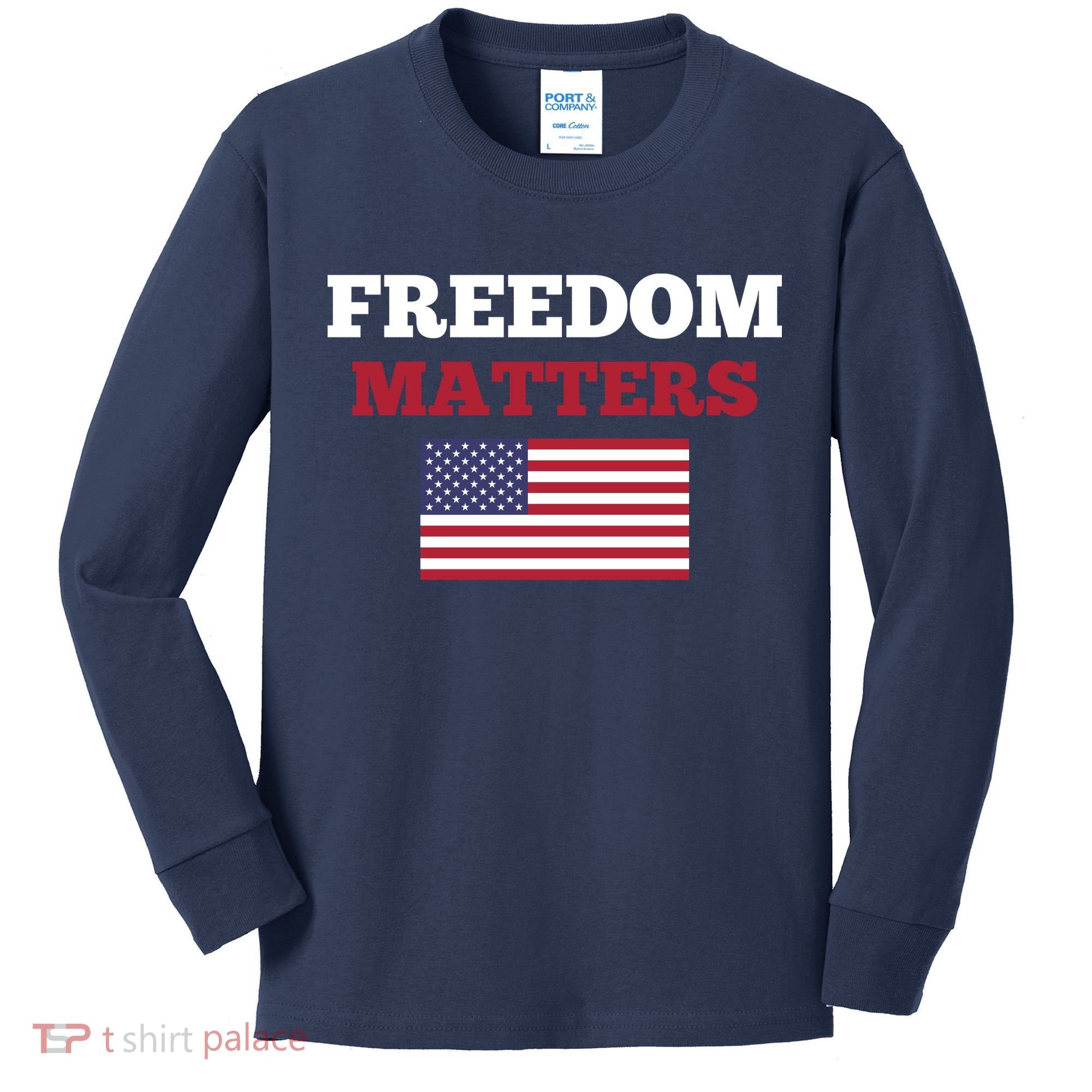 Freedom Matters Kids Long Sleeve Shirt