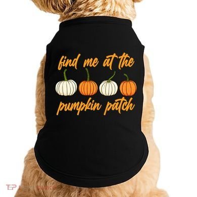 Find Me At The Pumpkin Patch Cute Doggie Tank