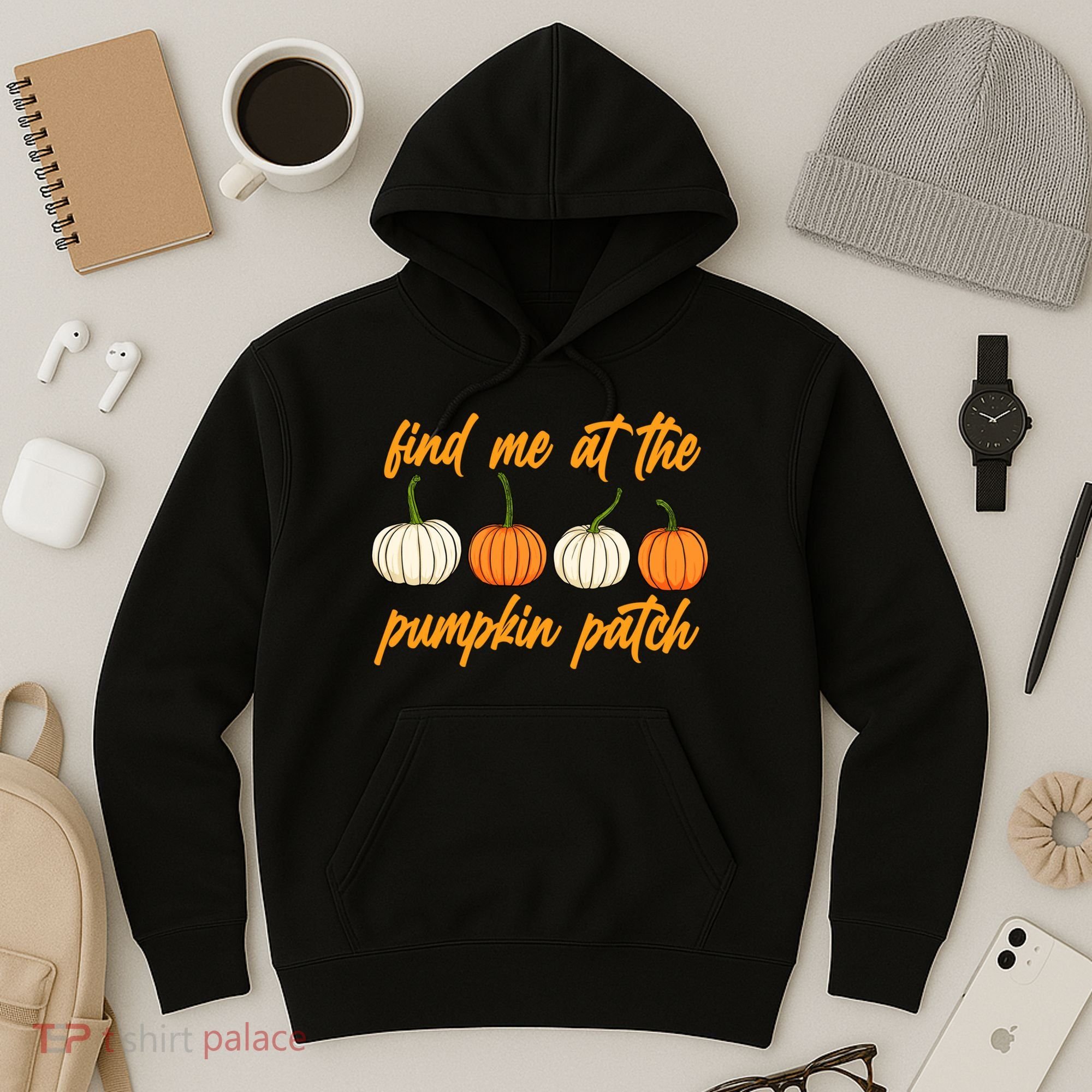 Find Me At The Pumpkin Patch Cute Hoodie