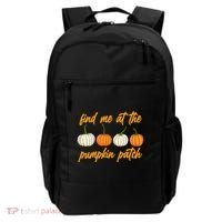 Find Me At The Pumpkin Patch Cute Backpack thumb 0