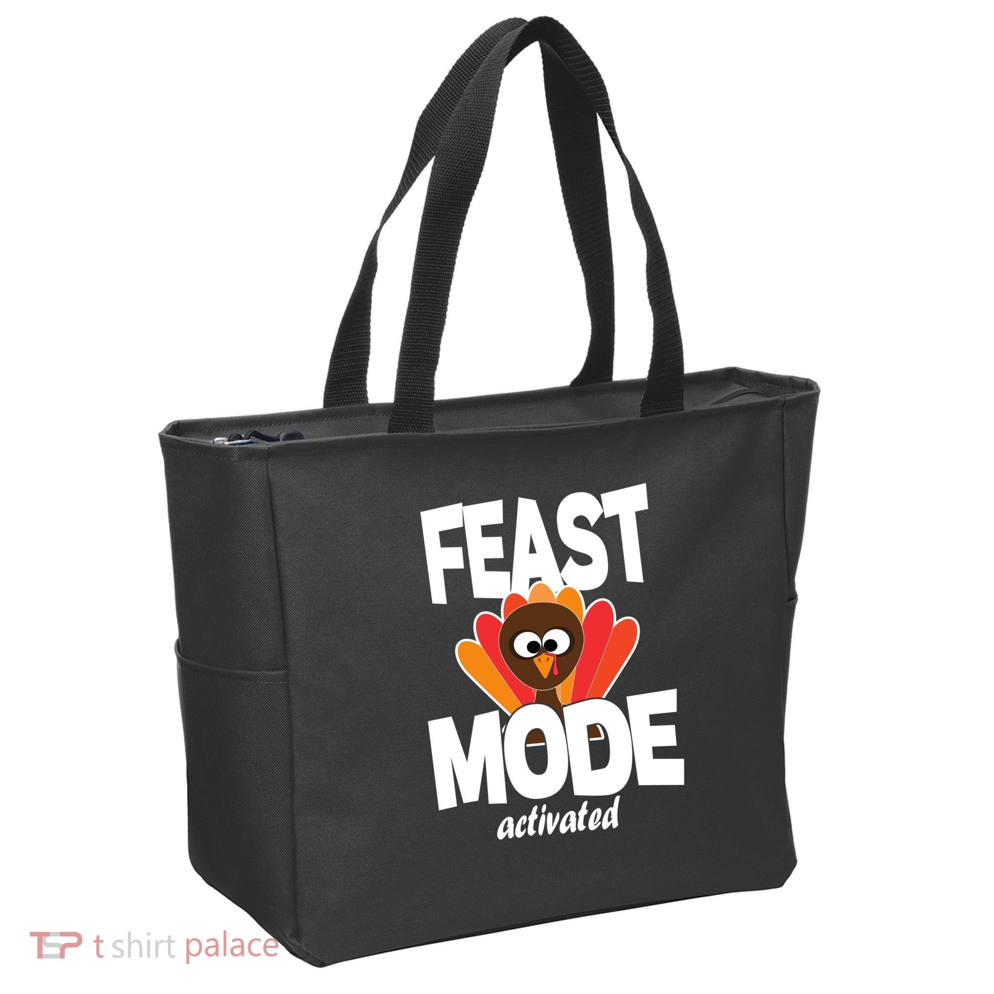 Fast Mode Activated Thanksgiving Tote Bag