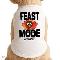 Fast Mode Activated Thanksgiving Doggie Tank thumb 0