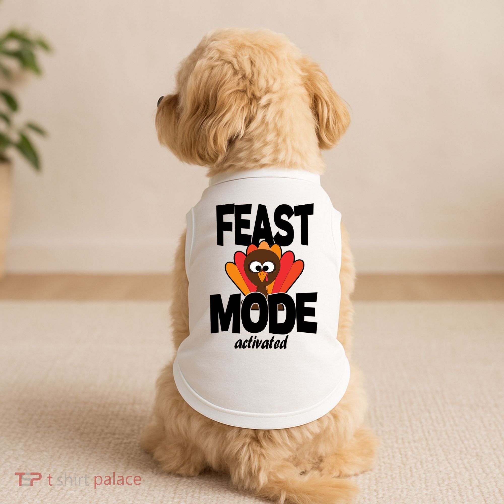 Fast Mode Activated Thanksgiving Doggie Tank