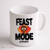 Fast Mode Activated Thanksgiving Coffee Mug thumb 1