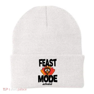 Fast Mode Activated Thanksgiving Beanie