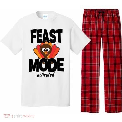 Fast Mode Activated Thanksgiving Pajama Set