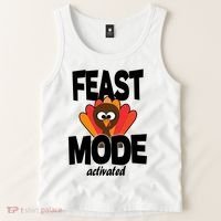 Fast Mode Activated Thanksgiving Tank Top thumb 2