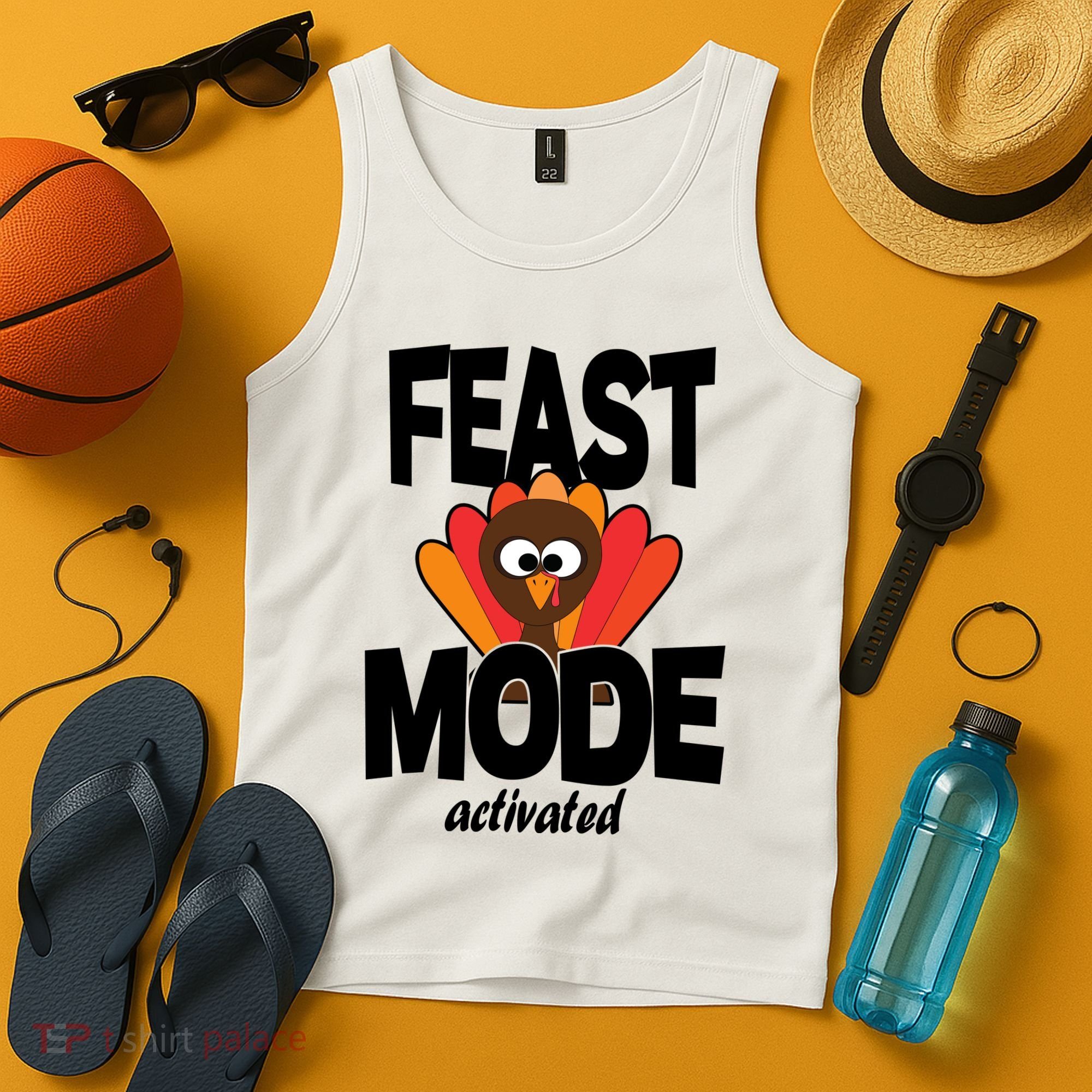 Fast Mode Activated Thanksgiving Tank Top