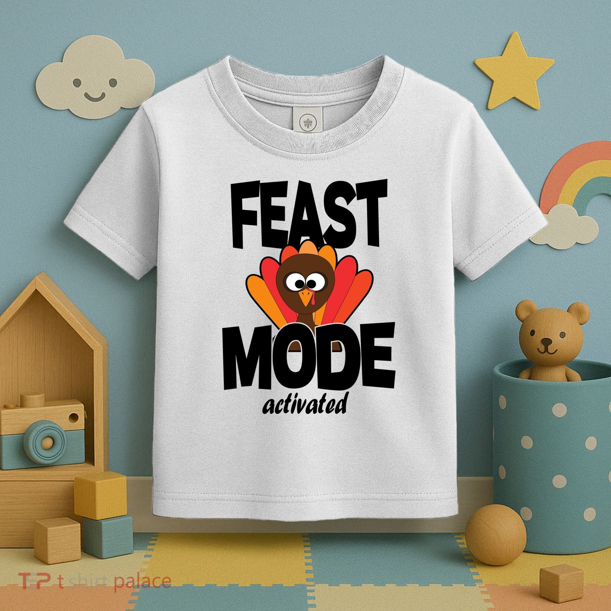 Fast Mode Activated Thanksgiving Toddler T-Shirt