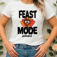 Fast Mode Activated Thanksgiving Women's T-Shirt thumb 2