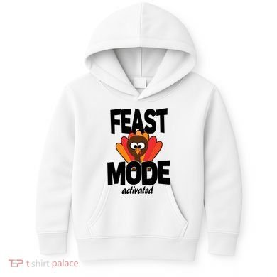 Fast Mode Activated Thanksgiving Kids Hoodie
