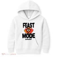 Fast Mode Activated Thanksgiving Kids Hoodie thumb 0