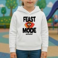 Fast Mode Activated Thanksgiving Kids Hoodie thumb 3