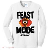 Fast Mode Activated Thanksgiving Kids Long Sleeve Shirt thumb 0
