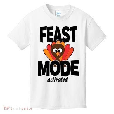 Fast Mode Activated Thanksgiving Kids T-Shirt