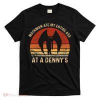 Funny Mothman Ate My Entire Ass Vintage Mothman Cryptid T-Shirt thumb 0