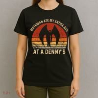 Funny Mothman Ate My Entire Ass Vintage Mothman Cryptid T-Shirt thumb 4