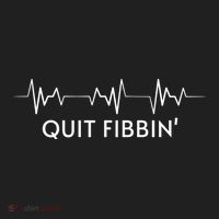 Funny Medical Atrial Fibrillation Funny Gift Nurse Quit Fibbin Gift Beanie thumb 2