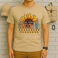 Find Me Among The Sunflowers Vintage Flower Summer Vibes T-Shirt thumb 6