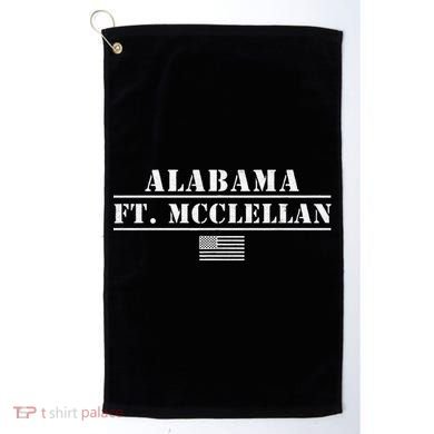 Fort Mcclellan Alabama Army Base Basic Training Anniston Al Golf Towel