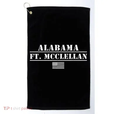 Fort Mcclellan Alabama Army Base Basic Training Anniston Al Golf Towel