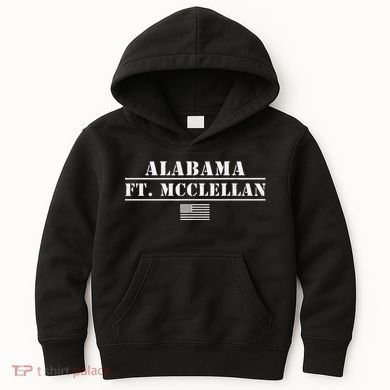 Fort Mcclellan Alabama Army Base Basic Training Anniston Al Kids Hoodie