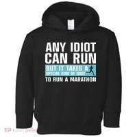 Funny Marathon Art For Men Women Marathoner Running Finisher Toddler Hoodie thumb 0