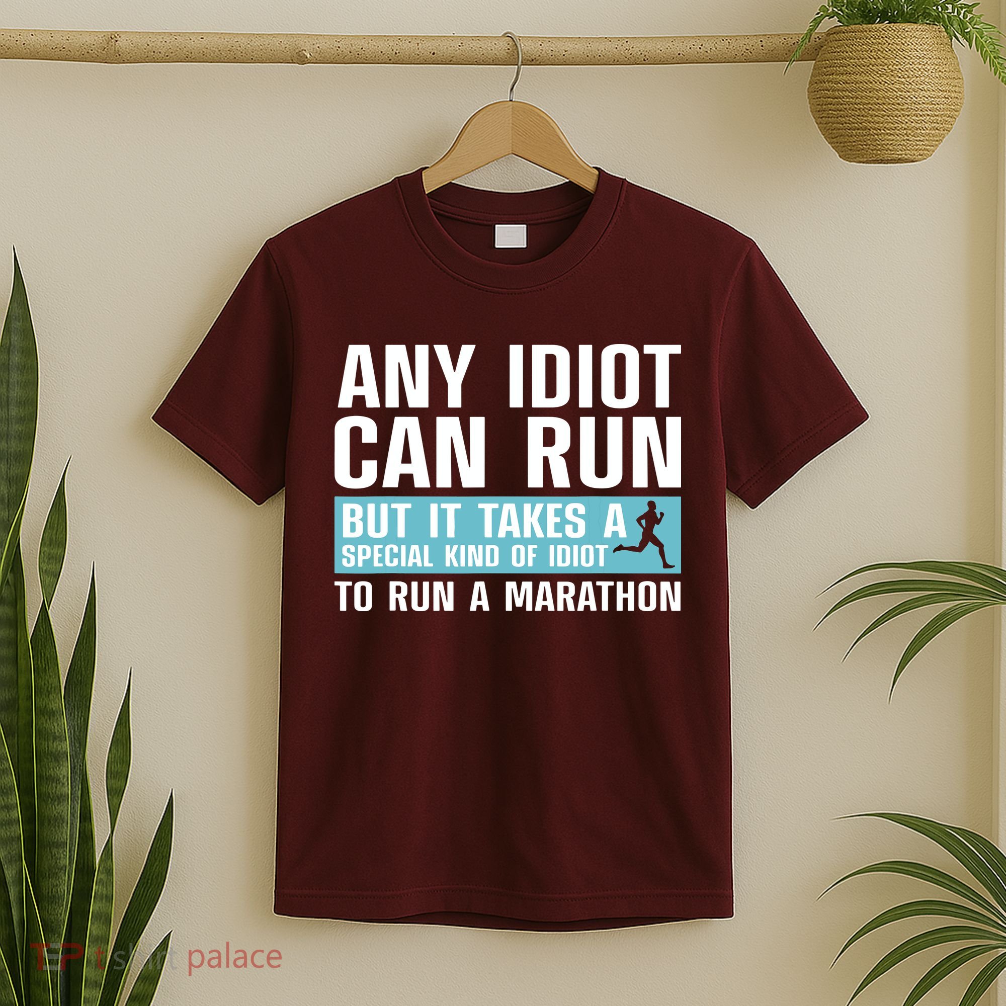 Funny Marathon Art For Men Women Marathoner Running Finisher T-Shirt