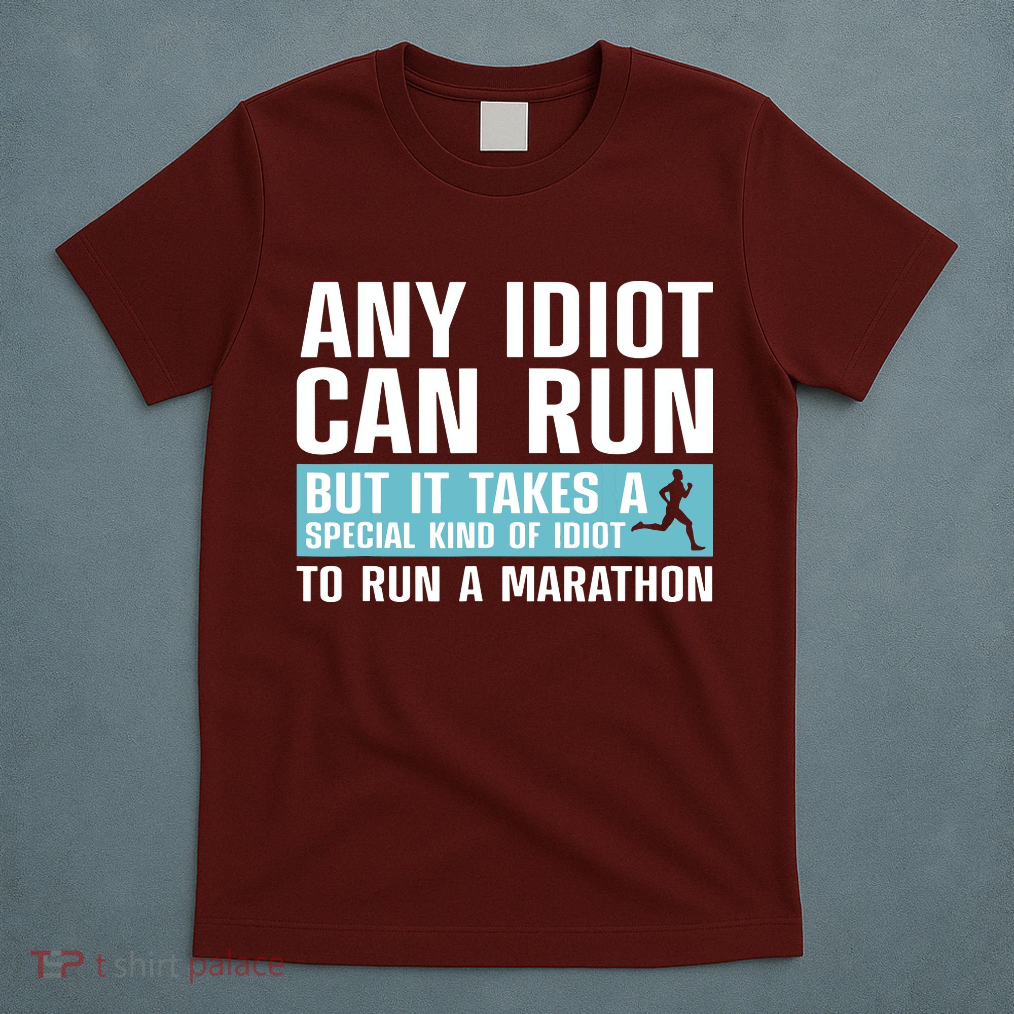 Funny Marathon Art For Men Women Marathoner Running Finisher T-Shirt