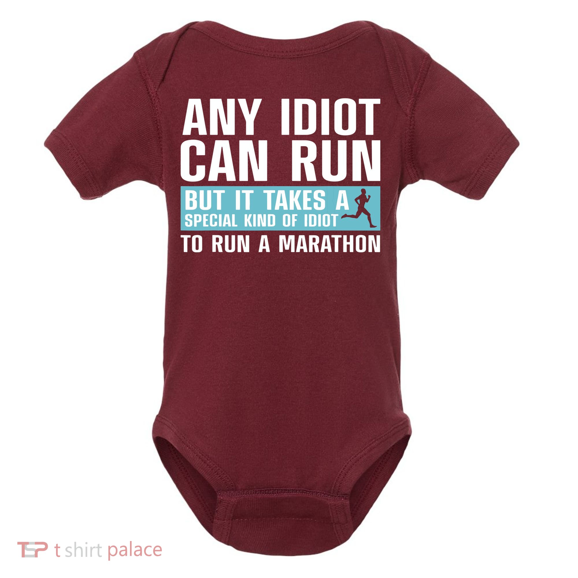 Funny Marathon Art For Men Women Marathoner Running Finisher Baby Bodysuit