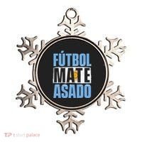Futbol Mate Asado Argentina Soccer Lover Ornament thumb 0