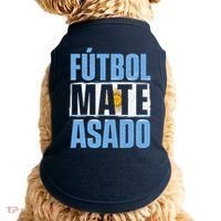 Futbol Mate Asado Argentina Soccer Lover Doggie Tank thumb 0
