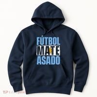 Futbol Mate Asado Argentina Soccer Lover Hoodie thumb 0