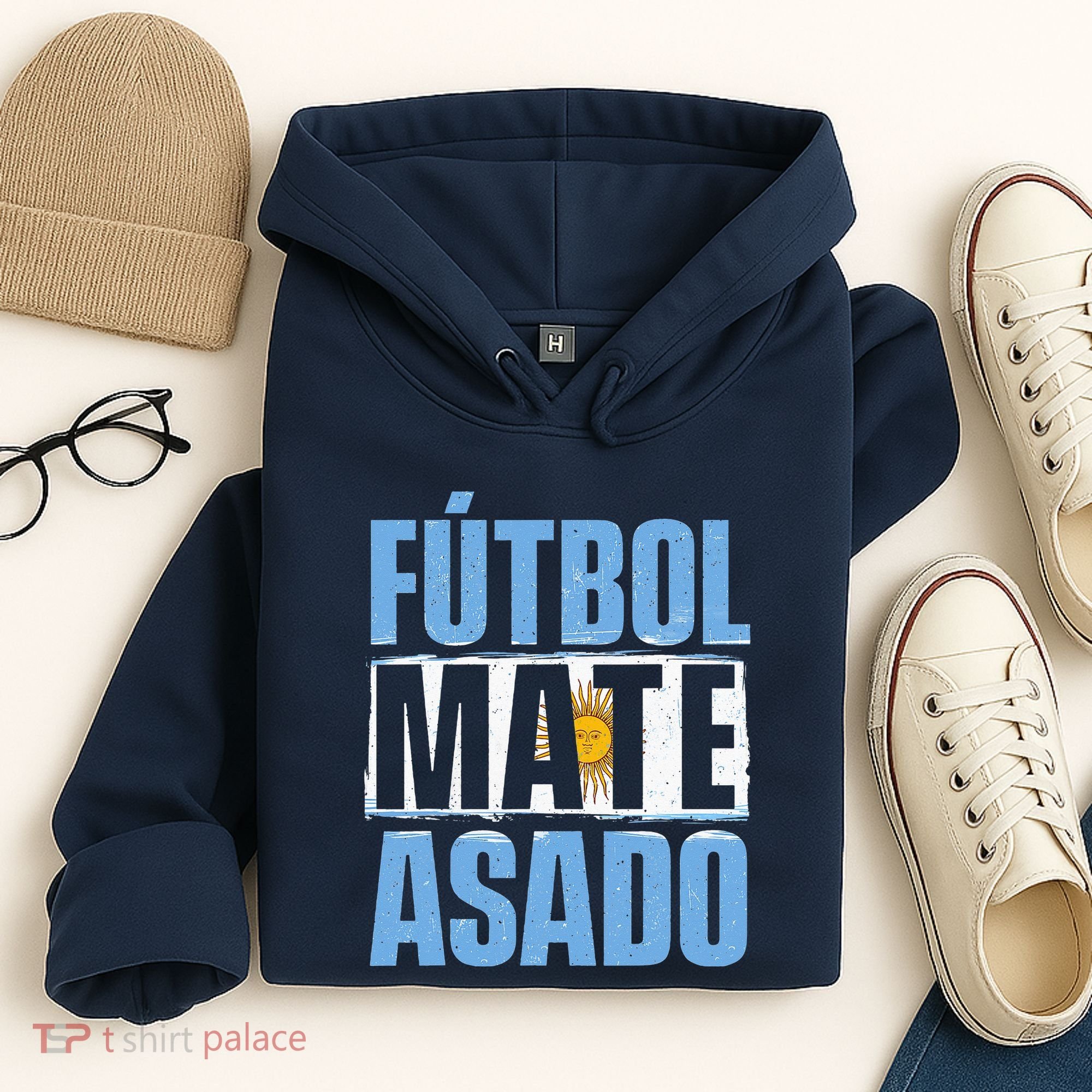 Futbol Mate Asado Argentina Soccer Lover Hoodie