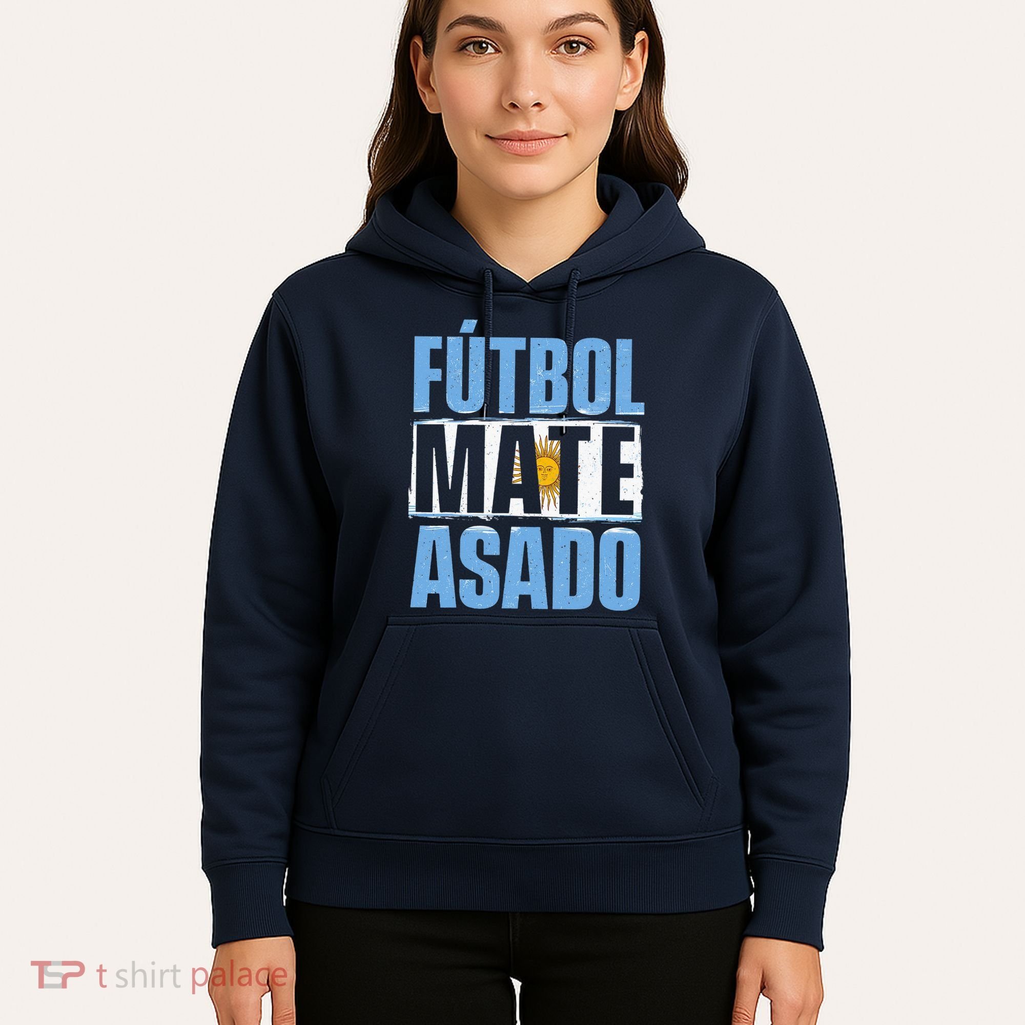 Futbol Mate Asado Argentina Soccer Lover Hoodie