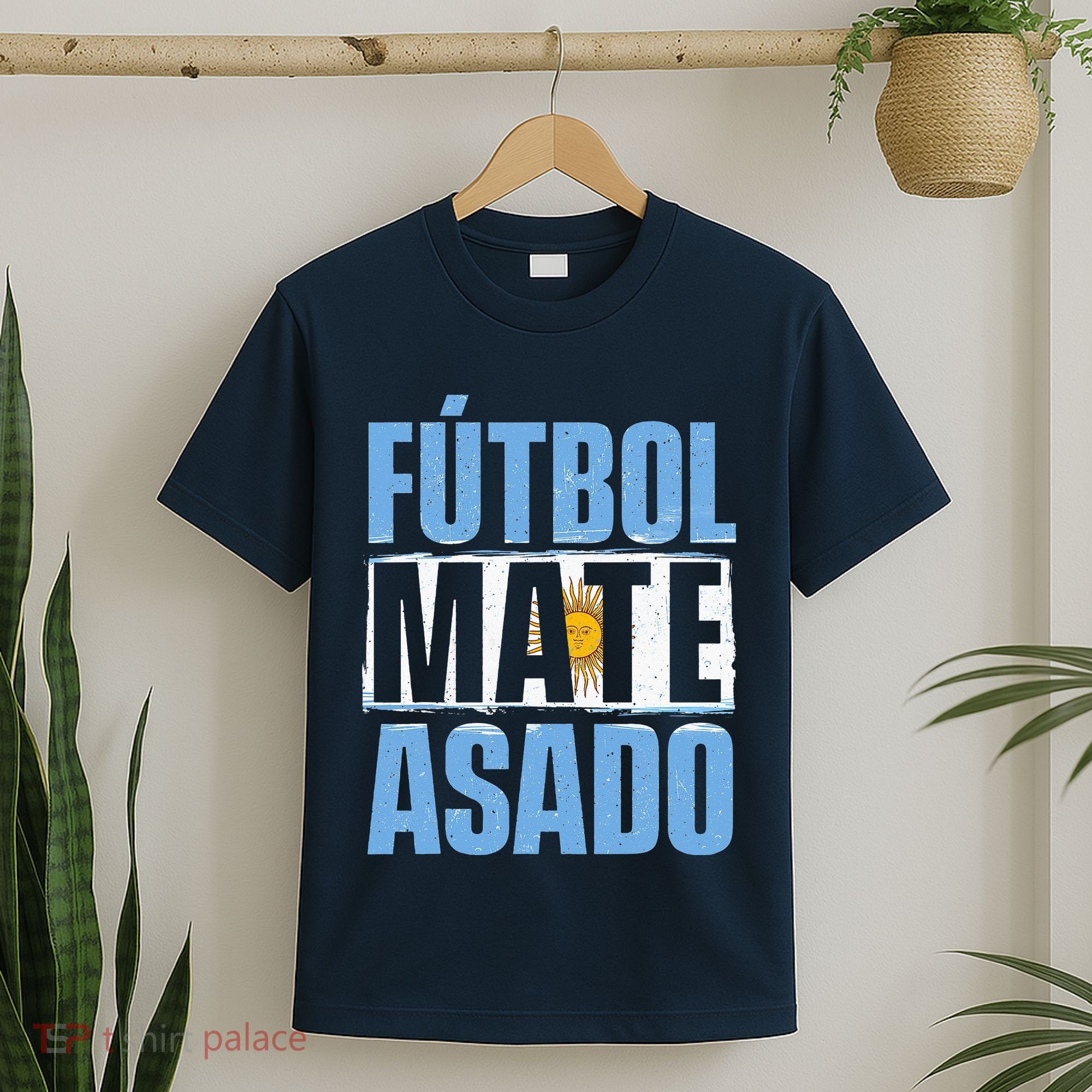 Futbol Mate Asado Argentina Soccer Lover T-Shirt