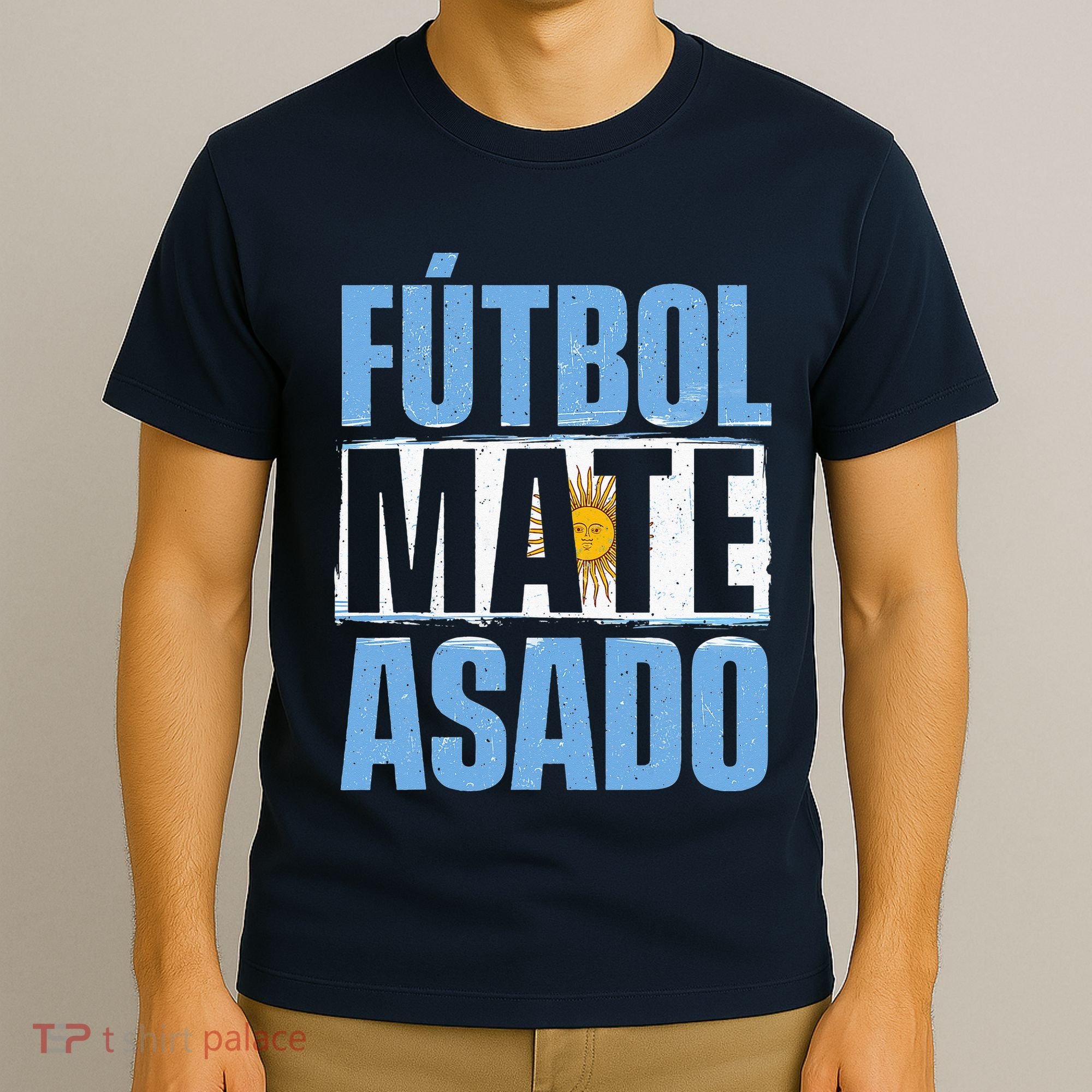 Futbol Mate Asado Argentina Soccer Lover T-Shirt
