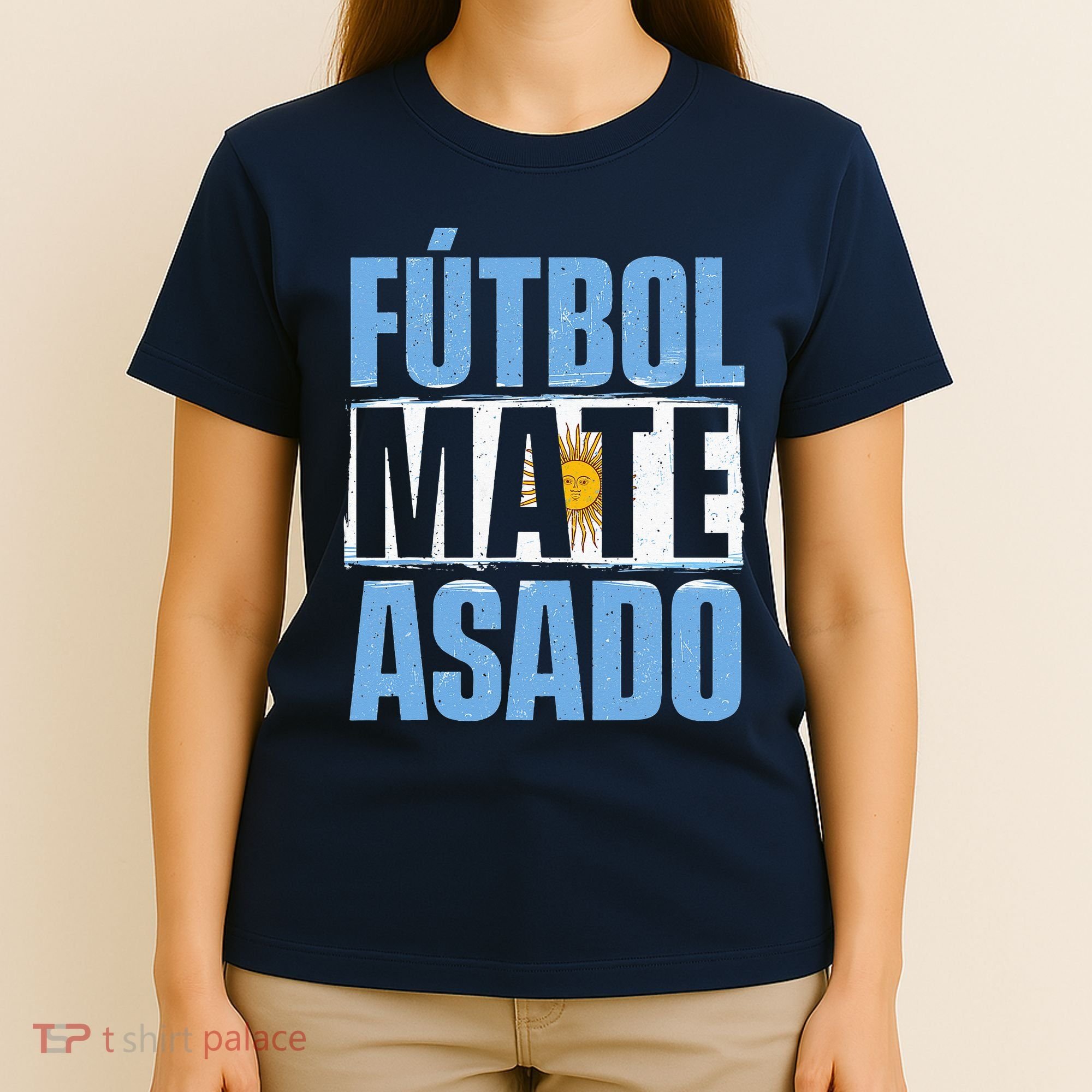 Futbol Mate Asado Argentina Soccer Lover T-Shirt