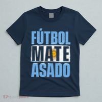 Futbol Mate Asado Argentina Soccer Lover T-Shirt thumb 5