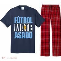 Futbol Mate Asado Argentina Soccer Lover Pajama Set thumb 0