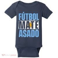 Futbol Mate Asado Argentina Soccer Lover Baby Bodysuit thumb 0