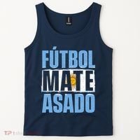 Futbol Mate Asado Argentina Soccer Lover Tank Top thumb 2