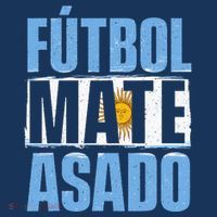 Futbol Mate Asado Argentina Soccer Lover Tank Top thumb 6