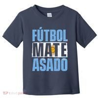 Futbol Mate Asado Argentina Soccer Lover Toddler T-Shirt thumb 0