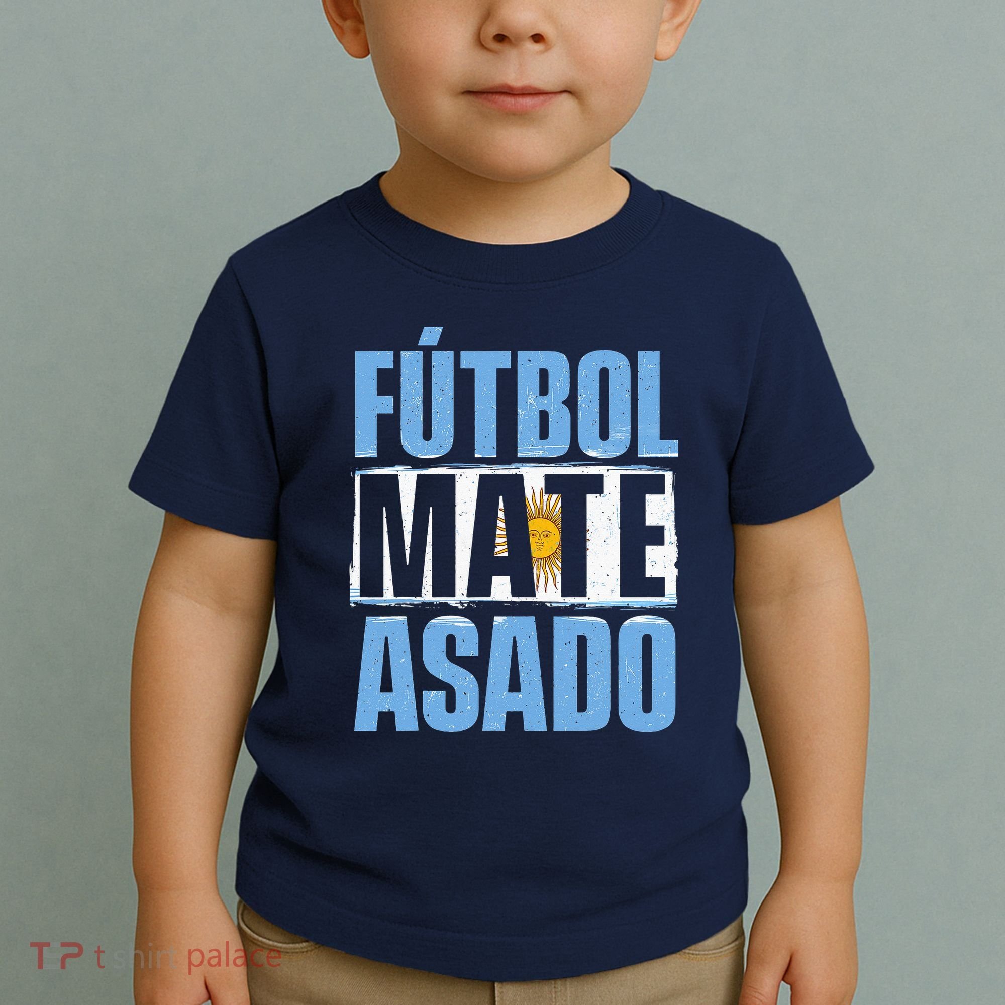Futbol Mate Asado Argentina Soccer Lover Toddler T-Shirt