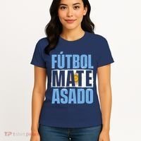 Futbol Mate Asado Argentina Soccer Lover Women's T-Shirt thumb 4