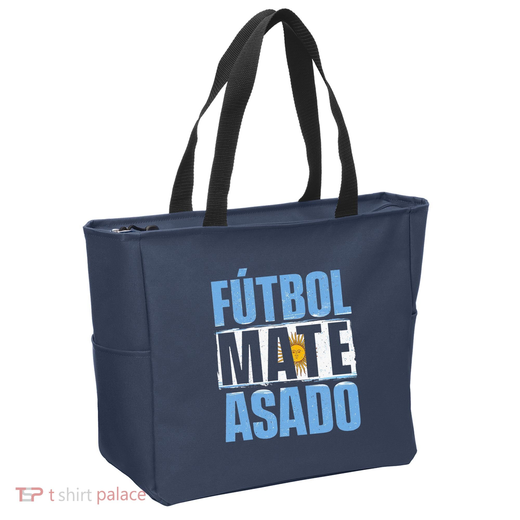 Futbol Mate Asado Argentina Soccer Lover Tote Bag