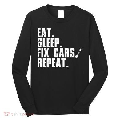 Funny Mechanic Auto Garage Automobile Car Lover Long Sleeve Shirt