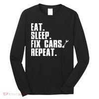 Funny Mechanic Auto Garage Automobile Car Lover Long Sleeve Shirt thumb 0